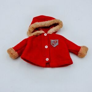 Ideal Tammy Fashion Doll Snow Bunny Red Hooded Jacket Fur Trimmed